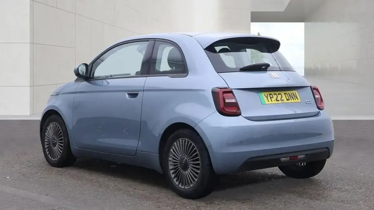 Used Fiat 500e Icon 85 kW (116 HP) 2022 Blue Hatchback