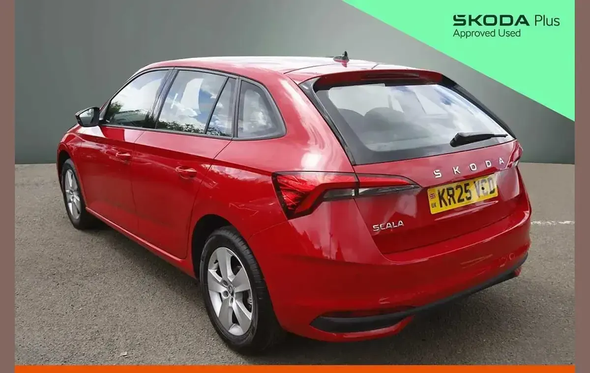 Used Skoda Scala SE 115 HP (84 kW) 2025 Velvet red metallic Hatchback