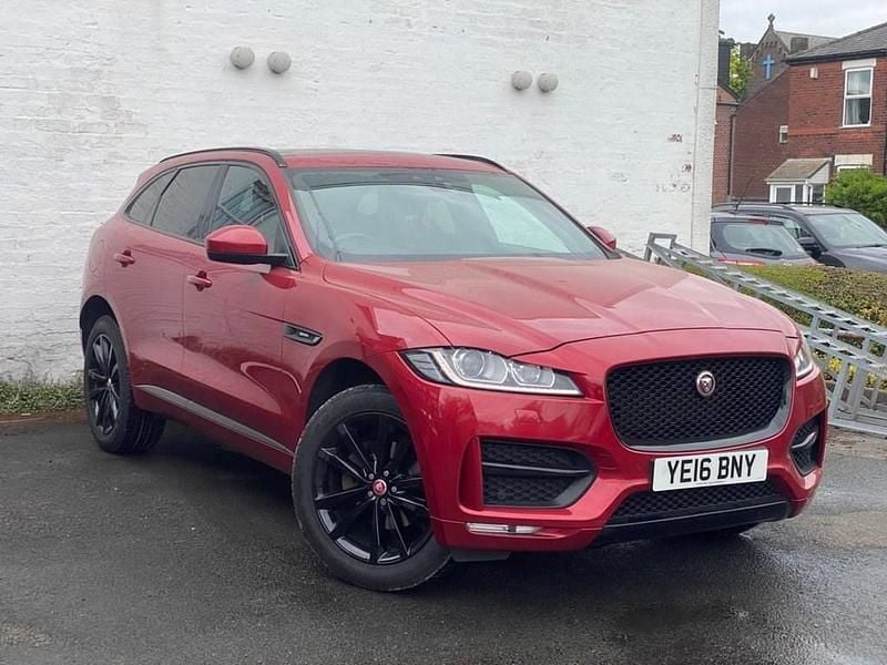 Red Used 2016 Jaguar F-Pace R-Sport SUV | £10,500 (Fair price) - Image 1/4