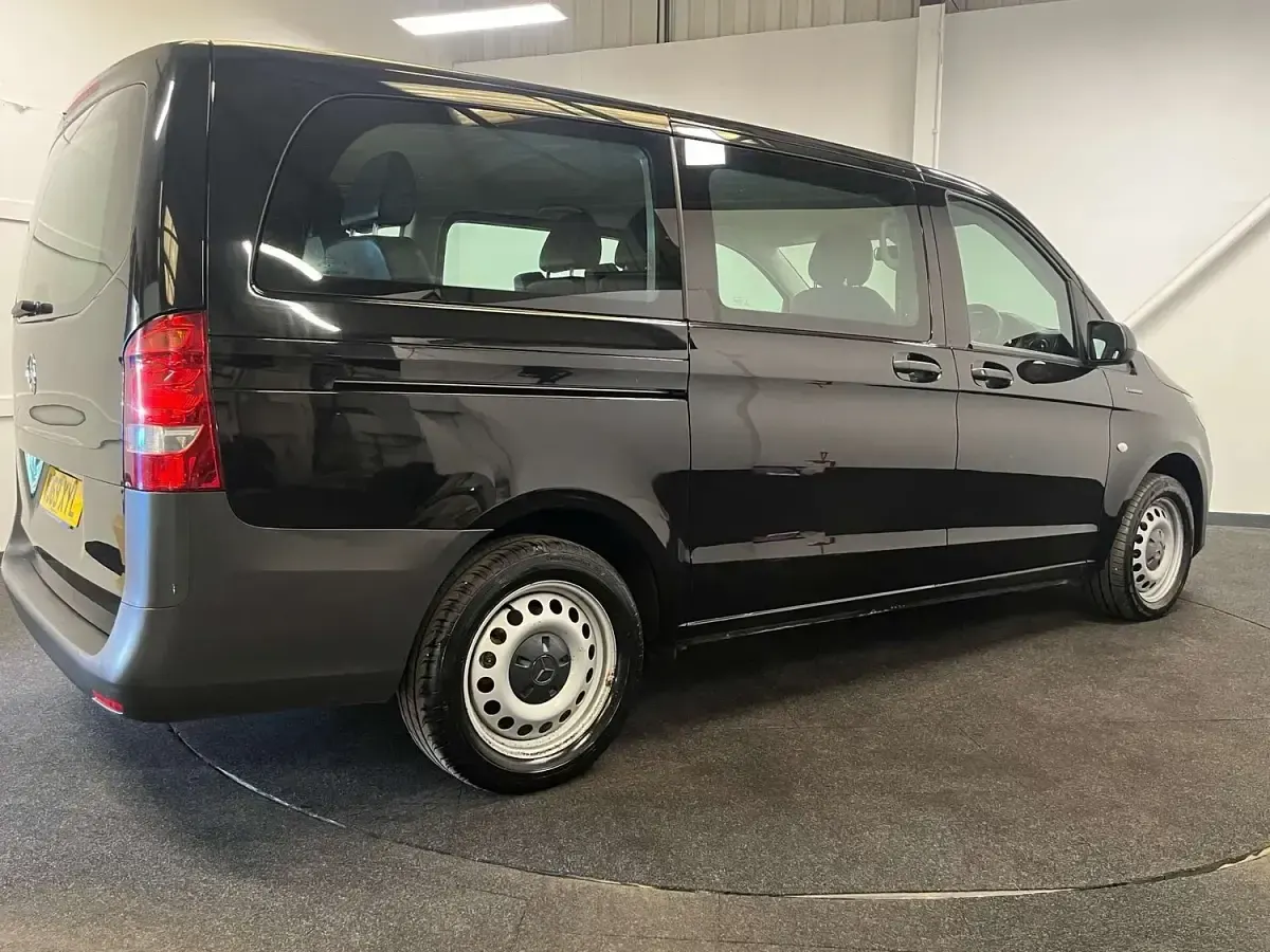 Used Mercedes e-Vito 85 kW (116 HP) 2019 Black Van