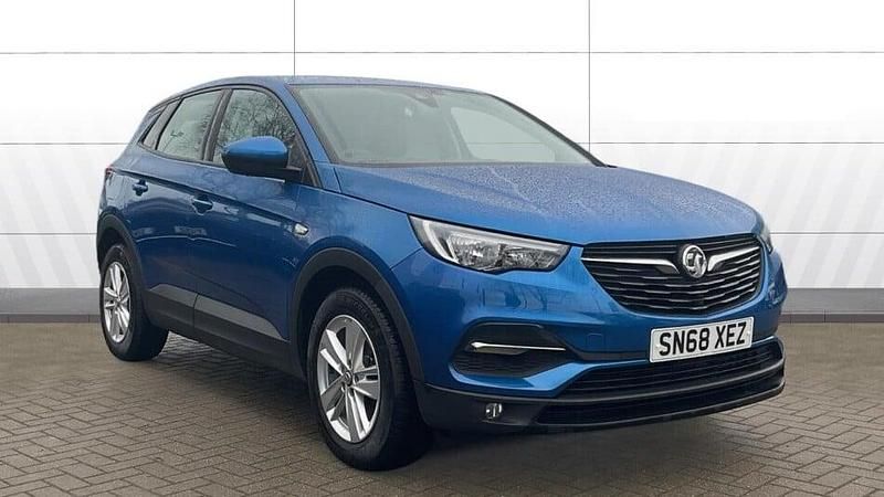 Used Vauxhall Grandland X 130 HP (95 kW) 2018 Blue SUV