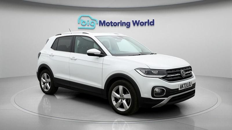 White Used 2023 VW T-Cross SEL SUV | £16,000 (Fair price) - Image 1/4