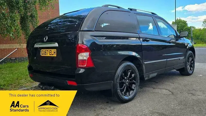 Used SsangYong Musso 178 HP (130 kW) 2017 Black Pickup