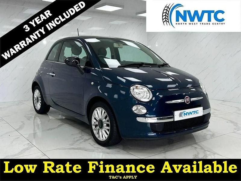 Blue Used 2014 Fiat 500 Lounge Hatchback | £4,495 (Fair price) - Image 1/4