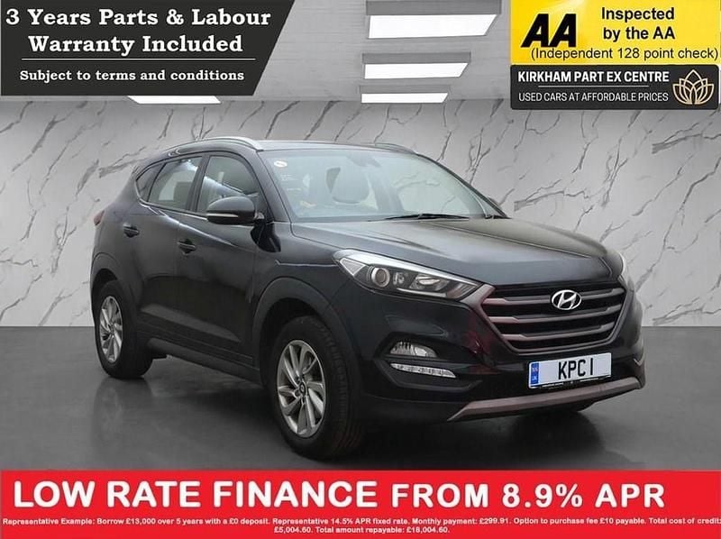 Black Used 2018 Hyundai Tucson SE SUV | £8,500 (Good price) - Image 1/4