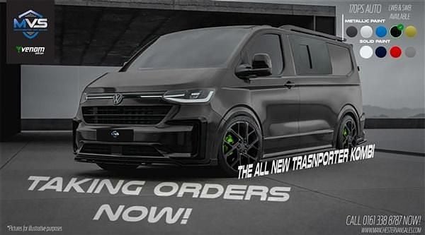 Black New 2025 VW Transporter Edition Van | £53,994 (Super price) - Image 1/1