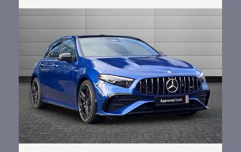 Used Mercedes A35 AMG Premium Plus 301 HP (221 kW) 2024 Blue Hatchback