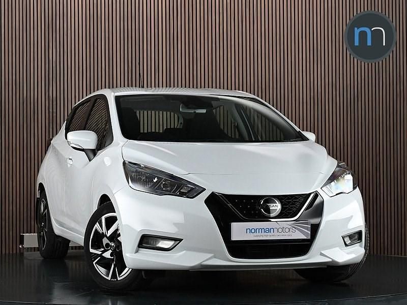 Used Nissan Micra Acenta 2021 White Hatchback