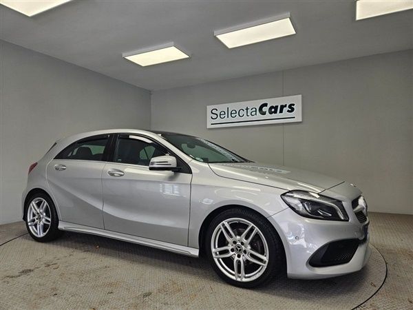 Silver Used 2018 Mercedes A180 AMG line Hatchback | £13,495 (Fair price) - Image 1/1