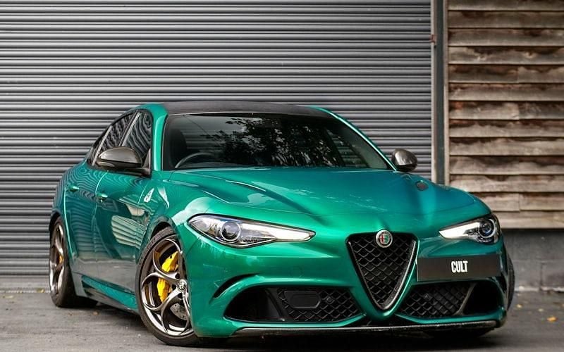 Green Used 2022 Alfa Romeo Giulia Quadrifoglio Sedan | £49,595 (Fair price) - Image 1/4