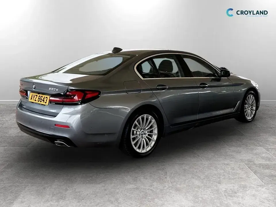 Used BMW 530e Comfort Edition 2021 Blue Sedan