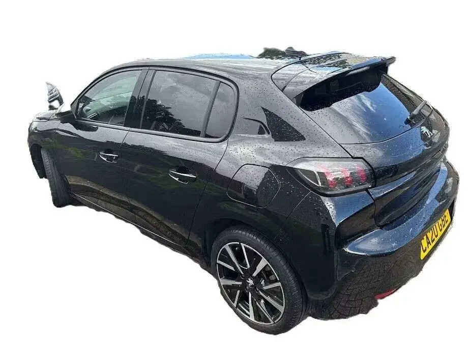 Begagnad Peugeot 208 Allure 100 HK (73 kW) 2020 Svart Halvkombi