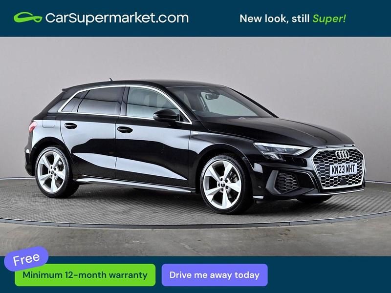 Used Audi A3 S-Line 2023 Black Sedan