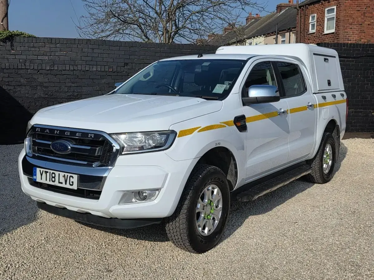 Begagnad Ford Ranger XLT 2018 Vit Pickup