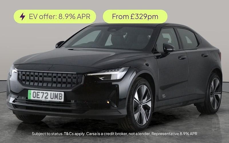 Black Used 2022 Polestar 2 Hatchback | £20,899 (Good price) - Image 1/3
