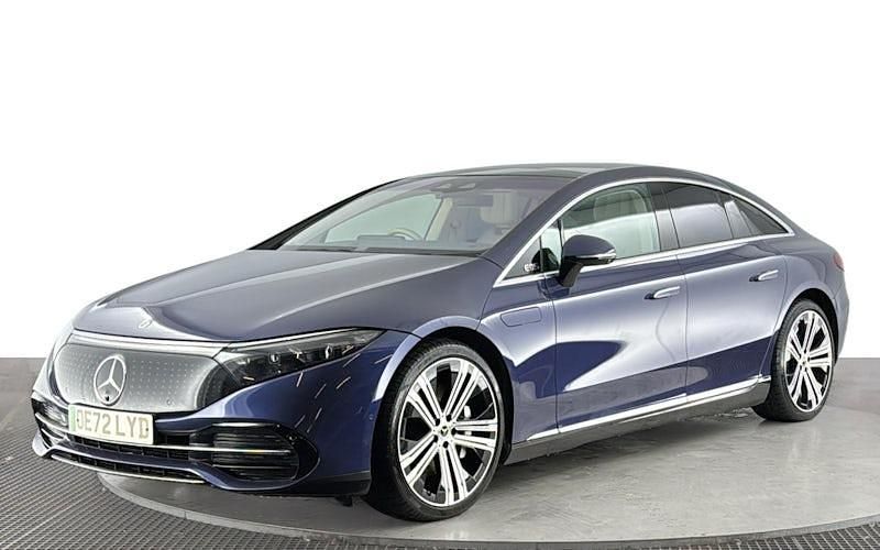 Used Mercedes EQS450+ Luxury 244 kW (333 HP) 2022 Blue Sedan