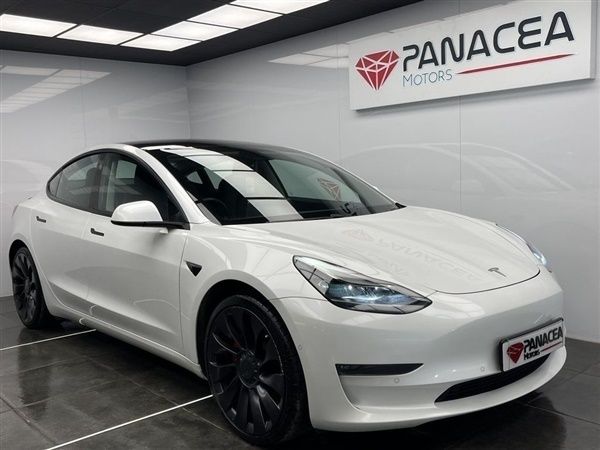 White Used 2020 Tesla Model 3 Performance Sedan | £18,490 (Fair price) - Image 1/1