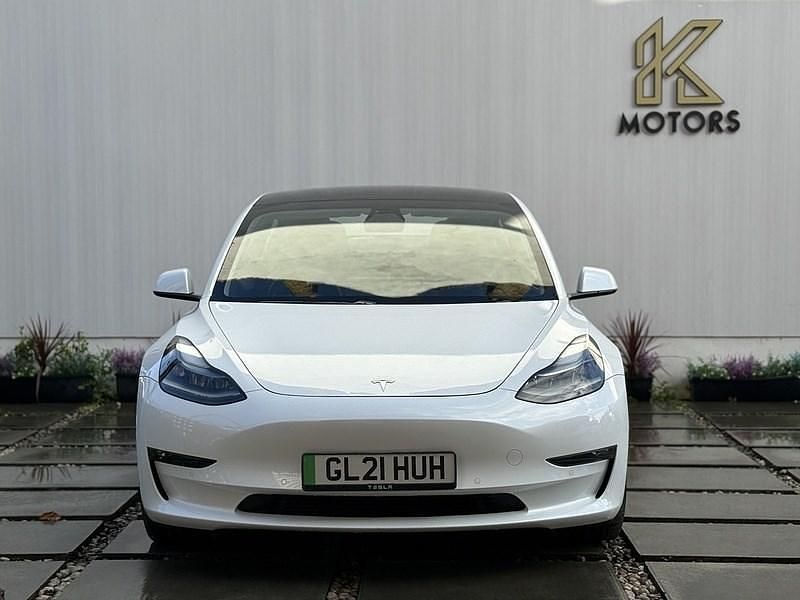 Used Tesla Model 3 Long Range AWD 366 kW (498 HP) 2021 White Sedan