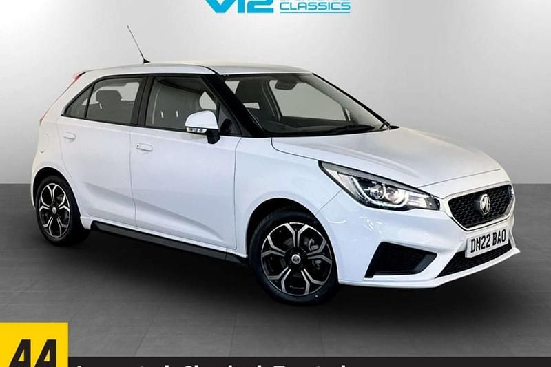 Used MG MG3 Excite 106 HP (77 kW) 2022 White Hatchback