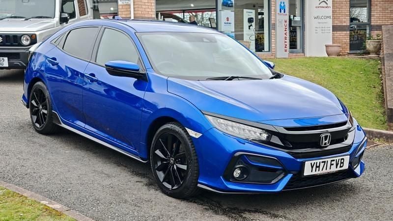 Used Honda Civic Sport 182 HP (133 kW) 2021 Blue Hatchback