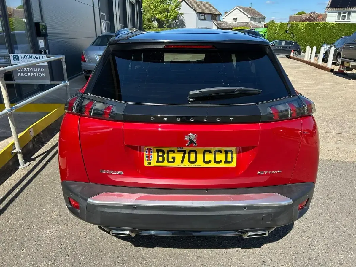 Used Peugeot 2008 GT-line 130 HP (95 kW) 2020 Red SUV