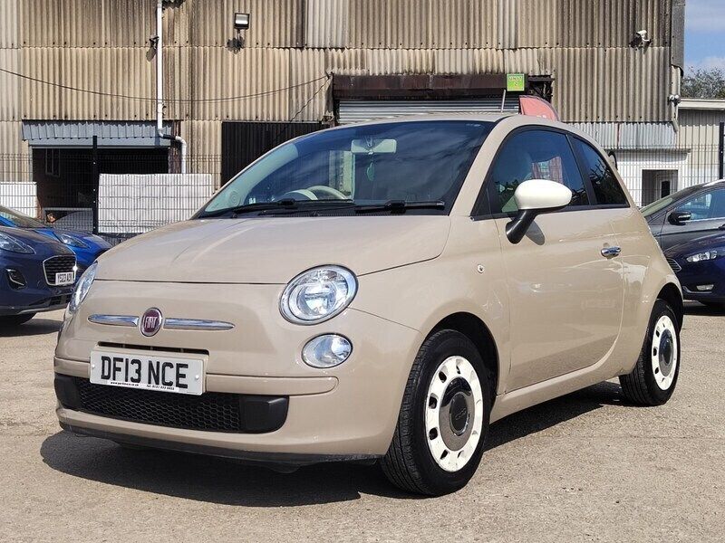 Beige Used 2013 Fiat 500 Hatchback | £3,000 (Good price) - Image 1/4