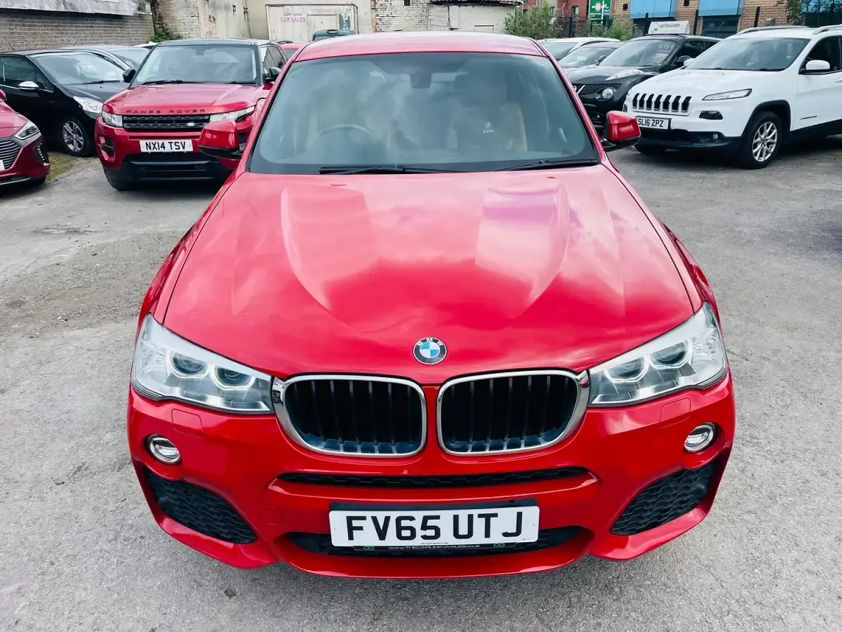 Used BMW X4 M Sport 190 HP (139 kW) 2015 Red SUV