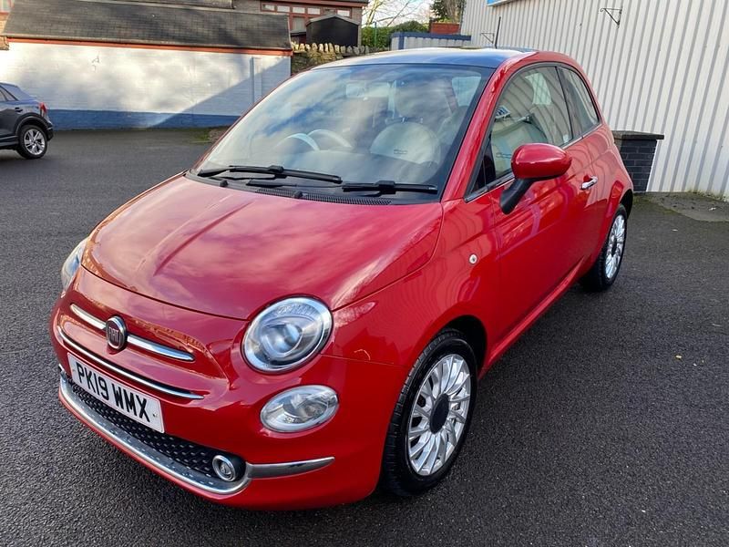 Used Fiat 500 Lounge 2019 Red Hatchback