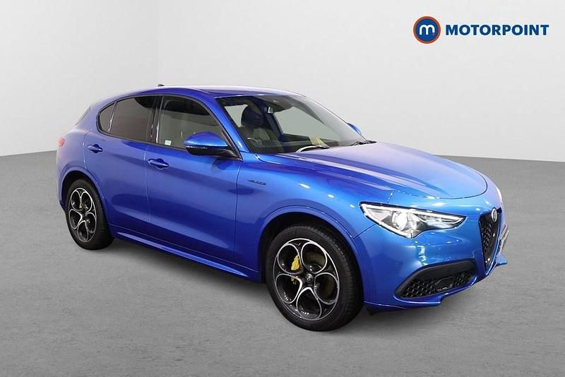 Blue Used 2021 Alfa Romeo Stelvio Veloce SUV | £24,749 (Fair price) - Image 1/4