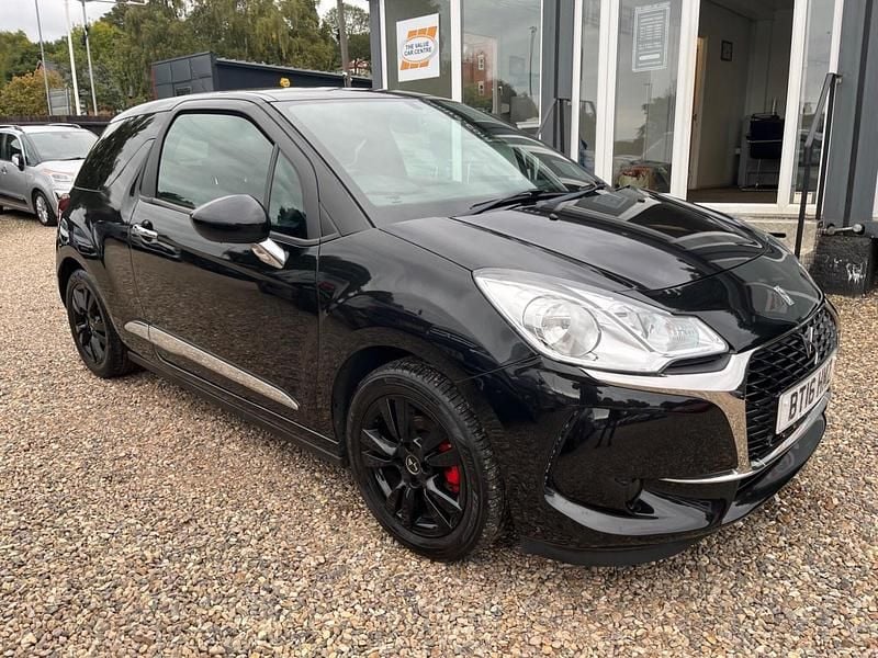Black Used 2016 DS Automobiles DS3 Chic Hatchback | £5,190 (Fair price) - Image 1/4