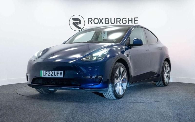Used Tesla Model Y Long Range AWD 378 kW (514 HP) 2022 Blue SUV