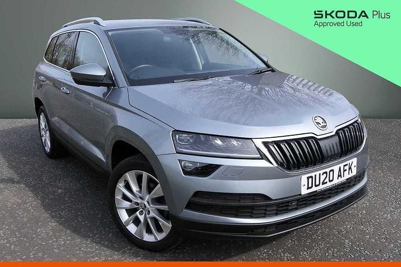 Used Skoda Karoq SE L 110 HP (80 kW) 2020 Business grey metallic SUV