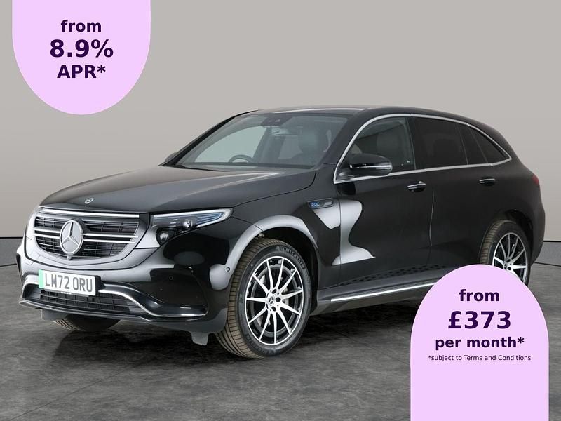 Black Used 2022 Mercedes EQC400 AMG line SUV | £25,176 (Good price) - Image 1/2