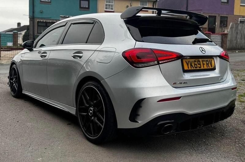 Used Mercedes A35 AMG 302 HP (222 kW) 2020 Silver Hatchback