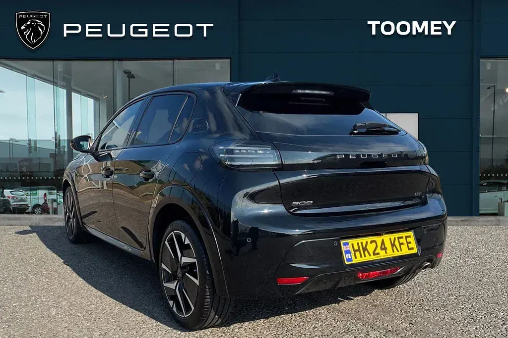 Used Peugeot 208 GT 102 HP (75 kW) 2024 Black Hatchback