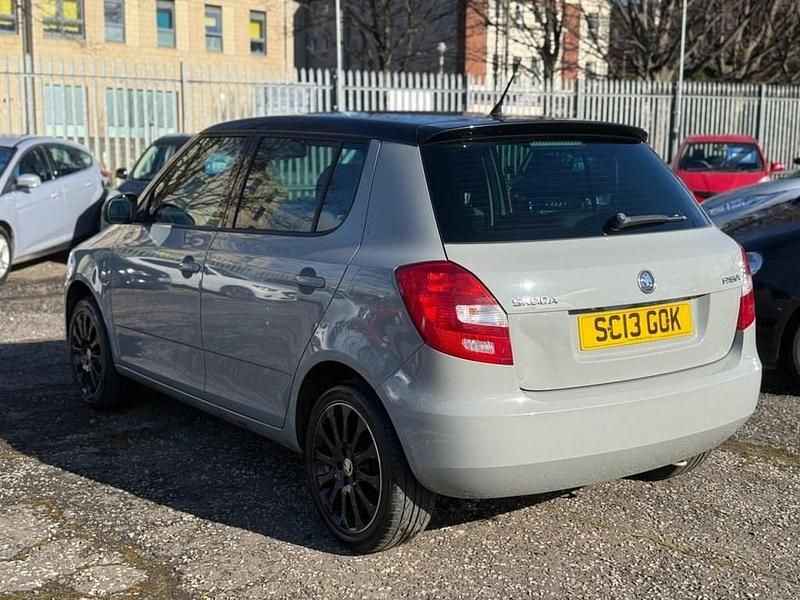 Used Skoda Fabia 69 HP (50 kW) 2013 Grey Hatchback