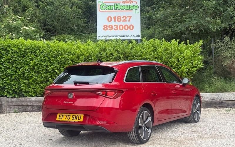 Used Seat Leon XCELLENCE Lux 150 HP (110 kW) 2021 Red Estate