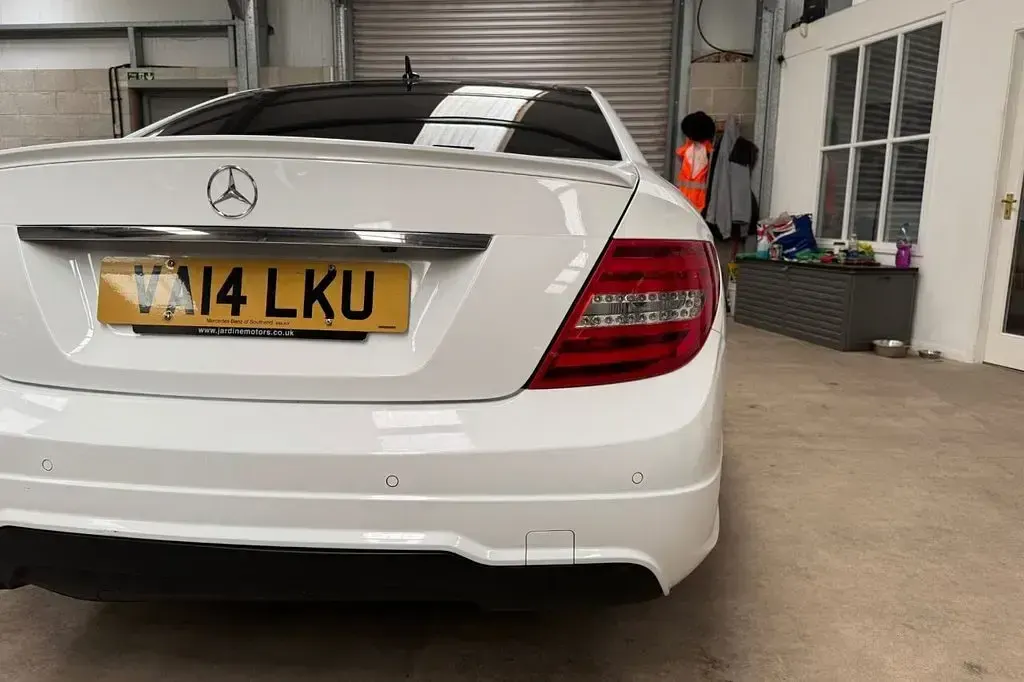 Used Mercedes C220 Sport Edition 2014 White Coupe