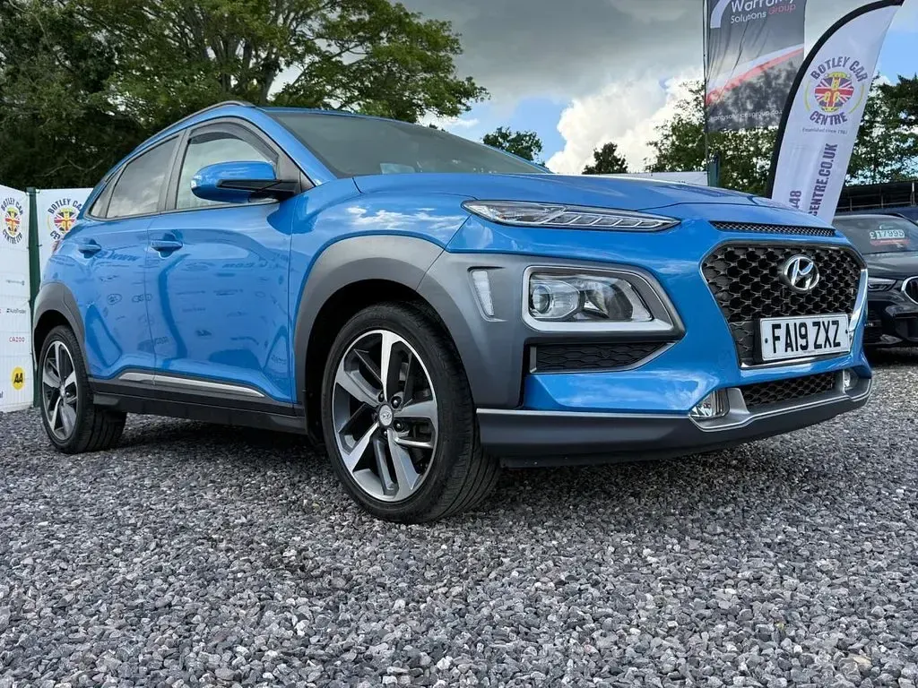 Used Hyundai Kona Premium SE 120 HP (88 kW) 2019 Blue SUV