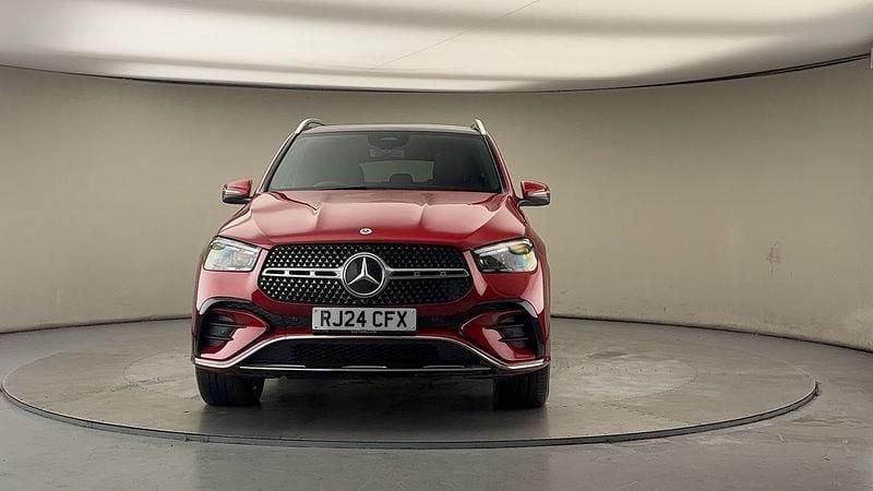 Used Mercedes GLE450 AMG AMG line 2024 Manufaktur hyacinth red  metallic finish SUV