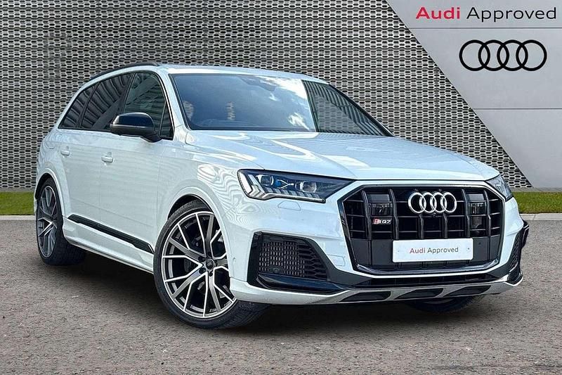 White Used 2020 Audi SQ7 Comfort SUV | £53,999 (Expensive) - Image 1/3