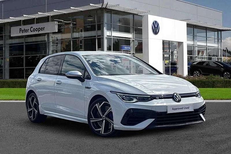 Pure white Used 2023 VW Golf VIII R Hatchback | £32,956 (Fair price) - Image 1/4