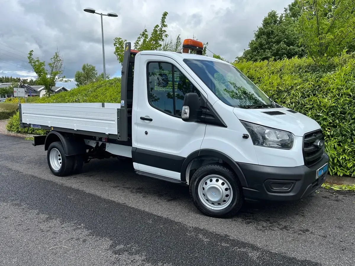 Used Ford Transit 130 HP (95 kW) 2021 White Cabriolet