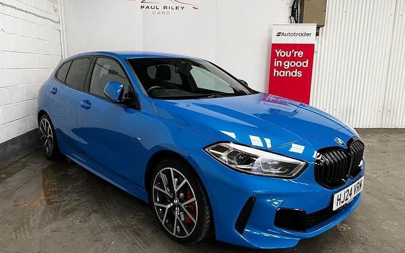 Used BMW 128 Shadowline 265 HP (194 kW) 2024 Blue Hatchback