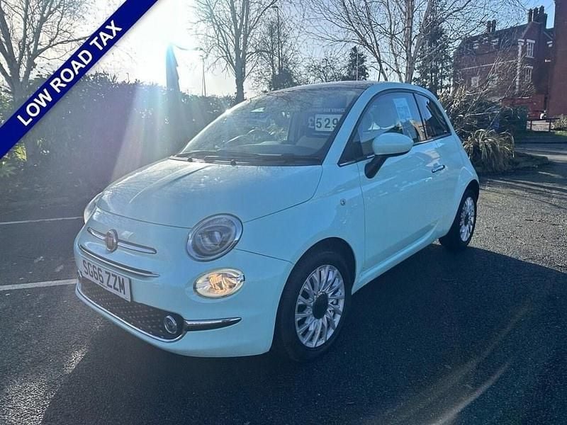 Used Fiat 500 Lounge 69 HP (50 kW) 2016 Green Hatchback