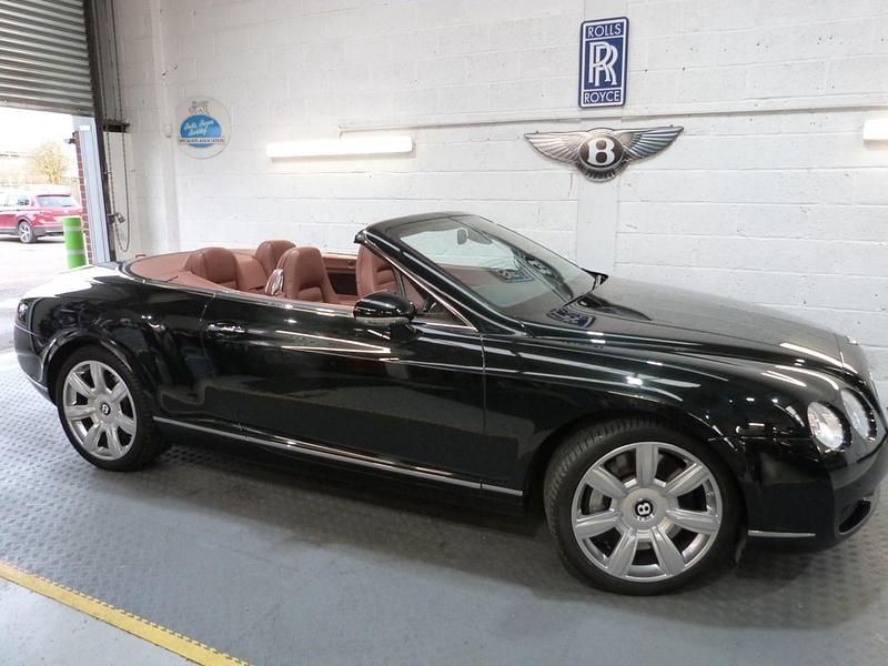 Used Bentley Continental 552 HP (405 kW) 2007 Green Cabriolet