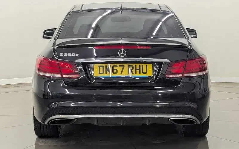 Used Mercedes E350 AMG line 258 HP (189 kW) 2016 Black Coupe