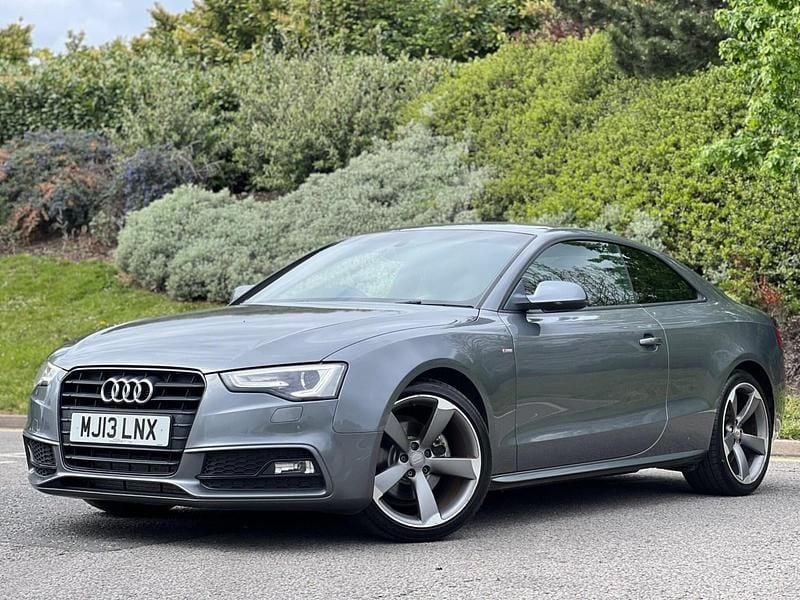 Used Audi A5 Black Edition 177 HP (130 kW) 2013 Grey Coupe