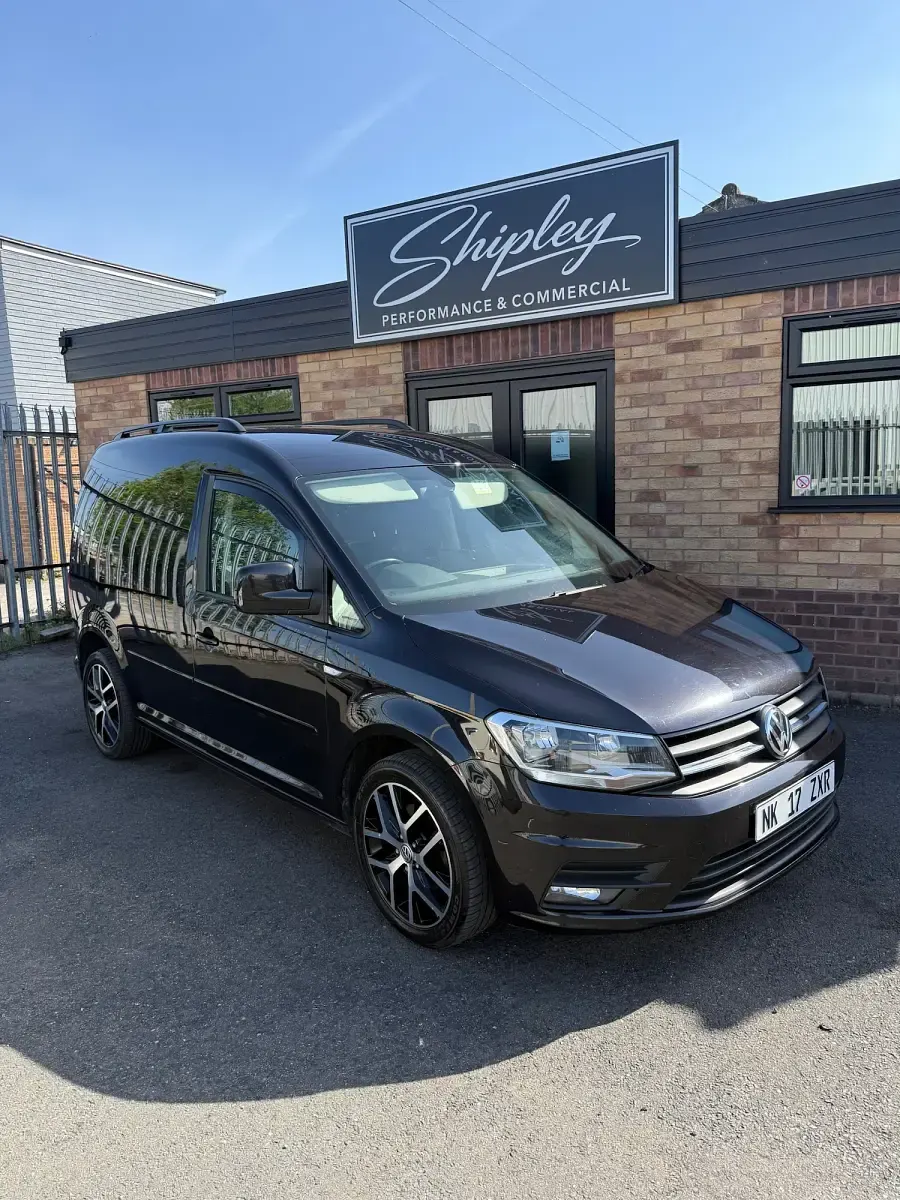 Used VW Caddy Black Edition 102 HP (75 kW) 2017 Black MPV