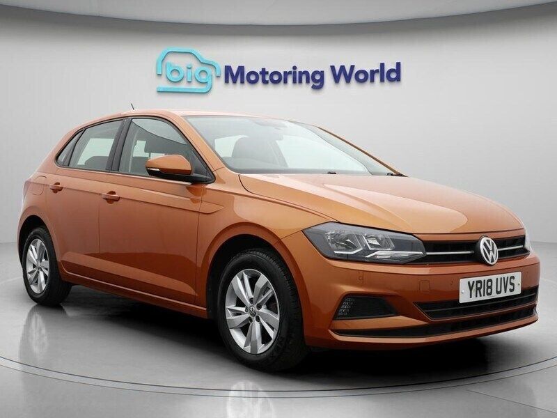 Orange Used 2018 VW Polo SE Hatchback | £9,900 (Fair price) - Image 1/4